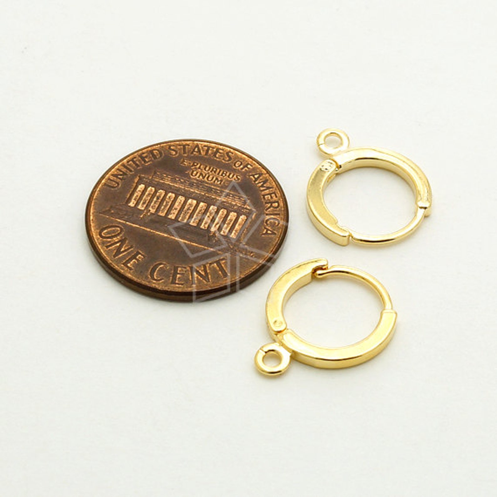 Earring Hoop Huggie Simple Geometric HXEA0554