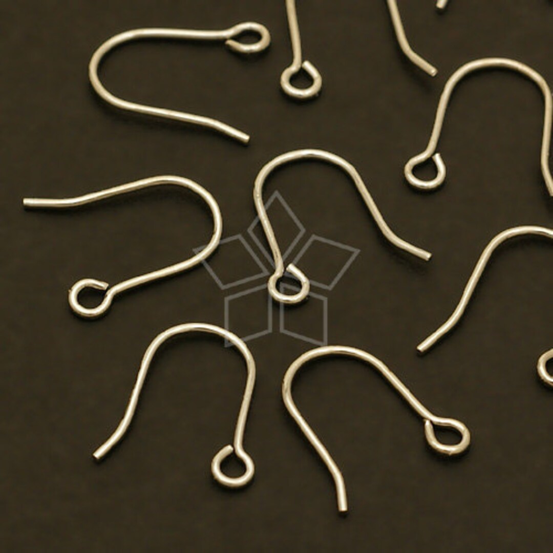 100 pcs Silver Plated Coil Earring Hooks #1SV – Sweet Crafty Tools