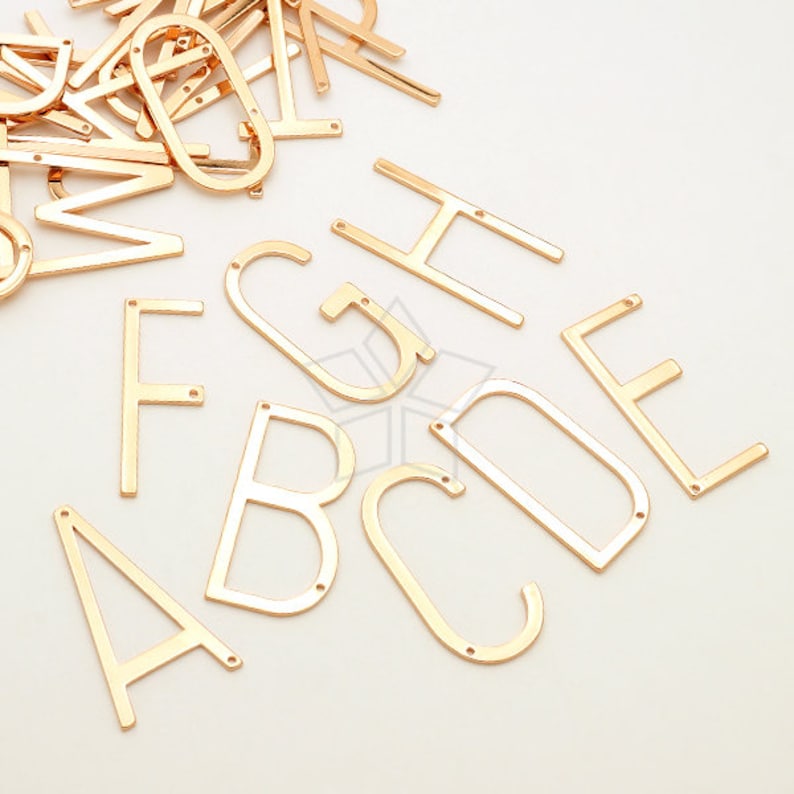 K Sideways Large Initial Pendant for Necklace Silver Plated Brass 20mm x 35mm Upper case Large Letter Pendant IN-776-OR 1 Pcs