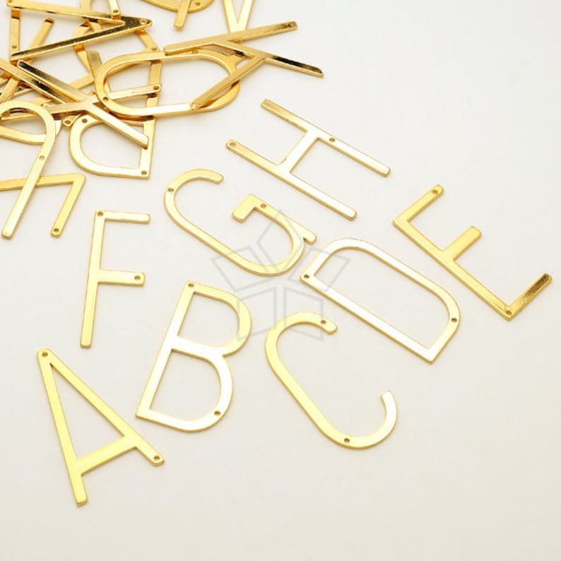 K Sideways Large Initial Pendant for Necklace Silver Plated Brass 20mm x 35mm Upper case Large Letter Pendant IN-776-OR 1 Pcs