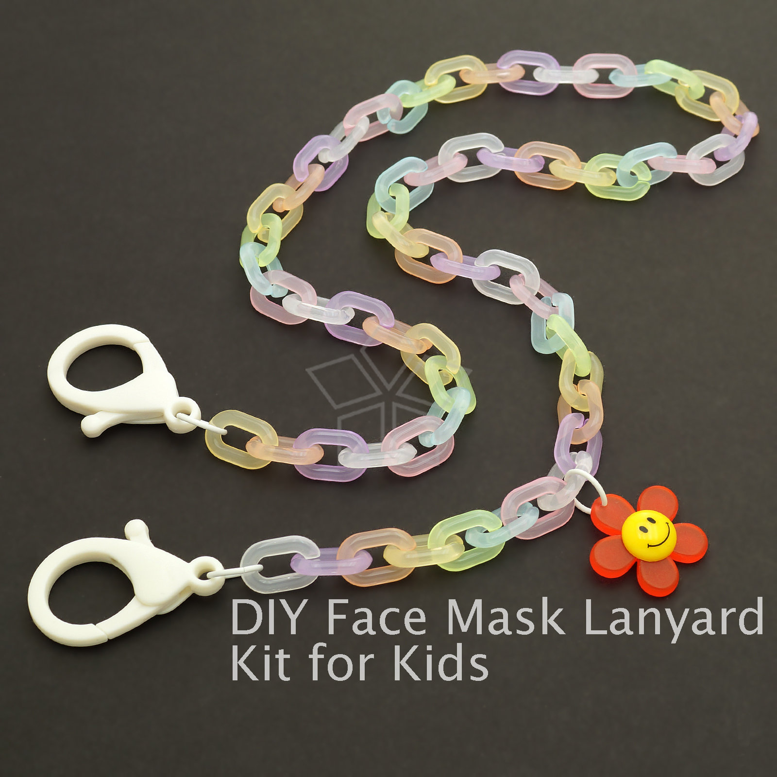 Kids Acrylic Face Mask Chain Lanyard Lovely Holder Neck Strap Rope for Students Kids Acrylic Face Mask Chain Lanyard Lovely Holder Neck Strap Rope for Students