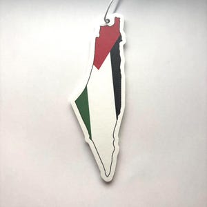 Air Freshener - Palestine | Car Air Freshener in Country Design