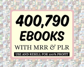 eBook Bundle | Massive Digital Library | PLR eBooks, Business, Self-you | Instant Download