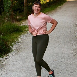 Tenacity Leggings - PDF sewing pattern for exercise wear -  Beginner friendly with pockets and gusset options!