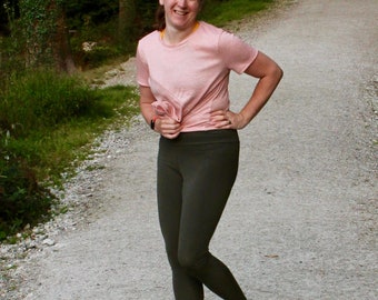 Tenacity Leggings - PDF sewing pattern for exercise wear -  Beginner friendly with pockets and gusset options!