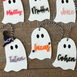 Boo tags | Personalized Ghost Tags | Halloween Basket Tags