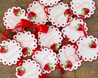 Strawberry Monthly Photo Banner |  Berry Sweet 1st Birthday |  Strawberry Birthday Berry Sweet Banner | Strawberry Birthday Banner