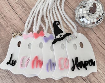 Personalized Halloween Ghost Tag | Halloween Boo Basket Tag