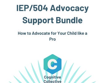 IEP/504 Meeting Prep Guide | Fillable Advocacy Toolkit for Parents | Special Education Support