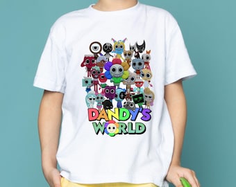 Dandy's World, png-bestand: Sprunki & Friends T-shirtontwerp (digitale download)