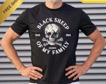 Boomer Black Sheep T-Shirt: Badass Generation Unisex Tee