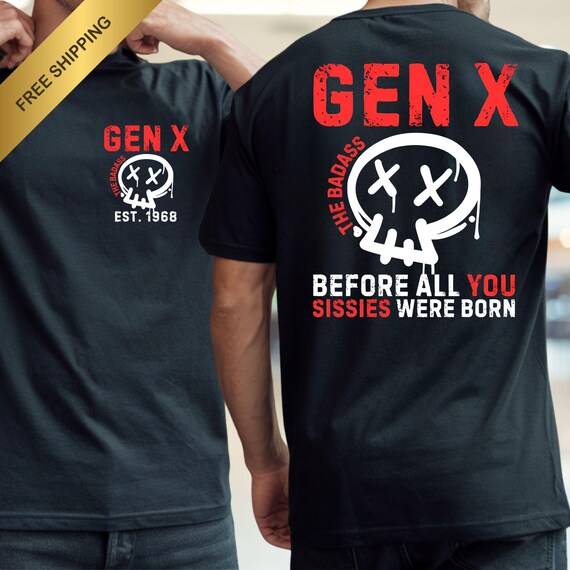 Gen X Custom Year T-shirt , 
