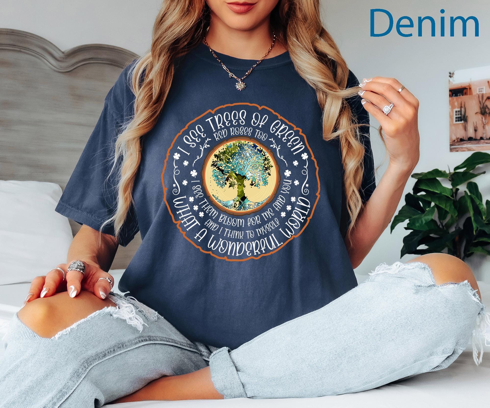What a Wonderful World Shirt - Etsy