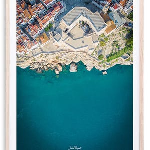 Vista aérea Peñíscola - Castelo | Impressão fotográfica