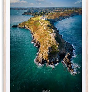 Vista aérea de Cancale - Pointe du Grouin | Impressão fotográfica