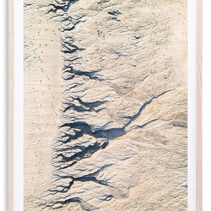 Vista aérea de Cancale - Fendas arenosas | Impressão fotográfica