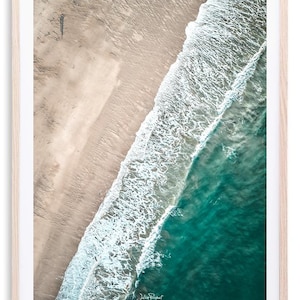 Vista aérea de Cancale - Praia de Verger | Impressão fotográfica