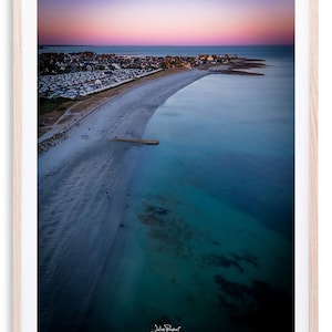 Vista aérea Sarzeau - Praia St Jacques | Impressão fotográfica