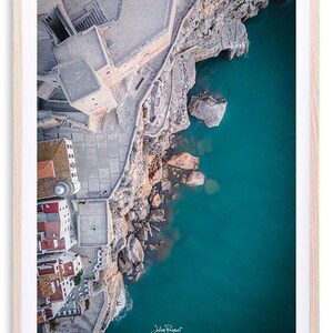 Vista aérea Peñíscola - Castelo | Impressão fotográfica