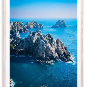 Vista aérea de Pointe de Pen Hir - Crozon | Impressão fotográfica