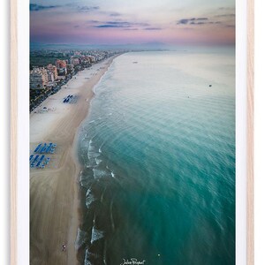 Vista aérea Peñíscola - Castelo | Impressão fotográfica