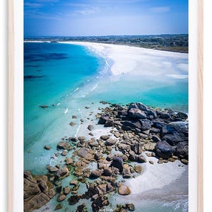 Vista aérea de Roscoff - Blue Paradise | Impressão fotográfica