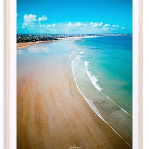 Vista aérea de Saint-Malo - Praias | Impressão fotográfica