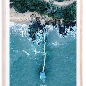 Vista aérea de Saint-Nazaire - Cabana do pescador | Impressão fotográfica