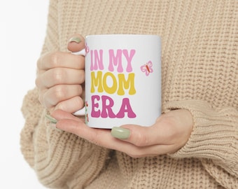 Taza de cerámica Swiftie Mom Era / Regalo para amantes del café