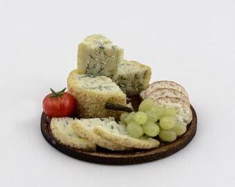 1/12 scale dollhouse Stilton cheese board