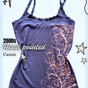 Cami Tops Y2k - Etsy