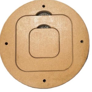 WOX WORX Bat System - 18 Pieces Including 1 Master Bat 2 Adapter Rings & 15 Square Bats 5@4” 5@5.5” 5@7.5” with 10" Center Pin Holes