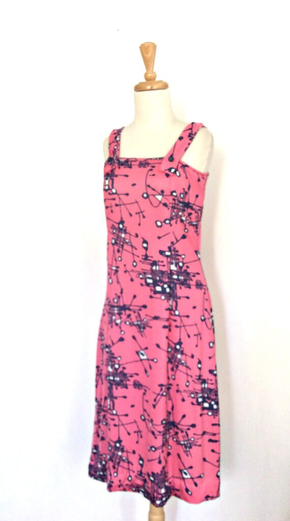 Vintage Pink Sundress - 40s style dress - vacatio… - image 4