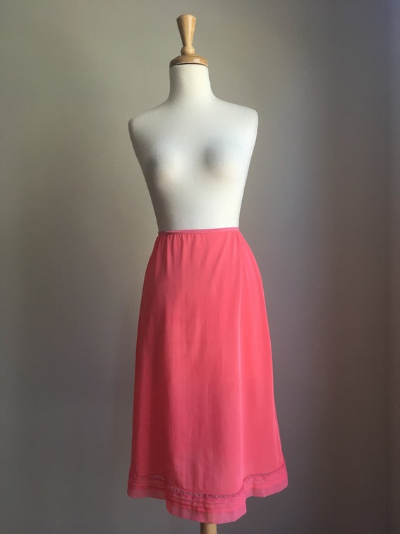 Vintage Pink Half Slip - short slip - Pinehurst L… - image 1