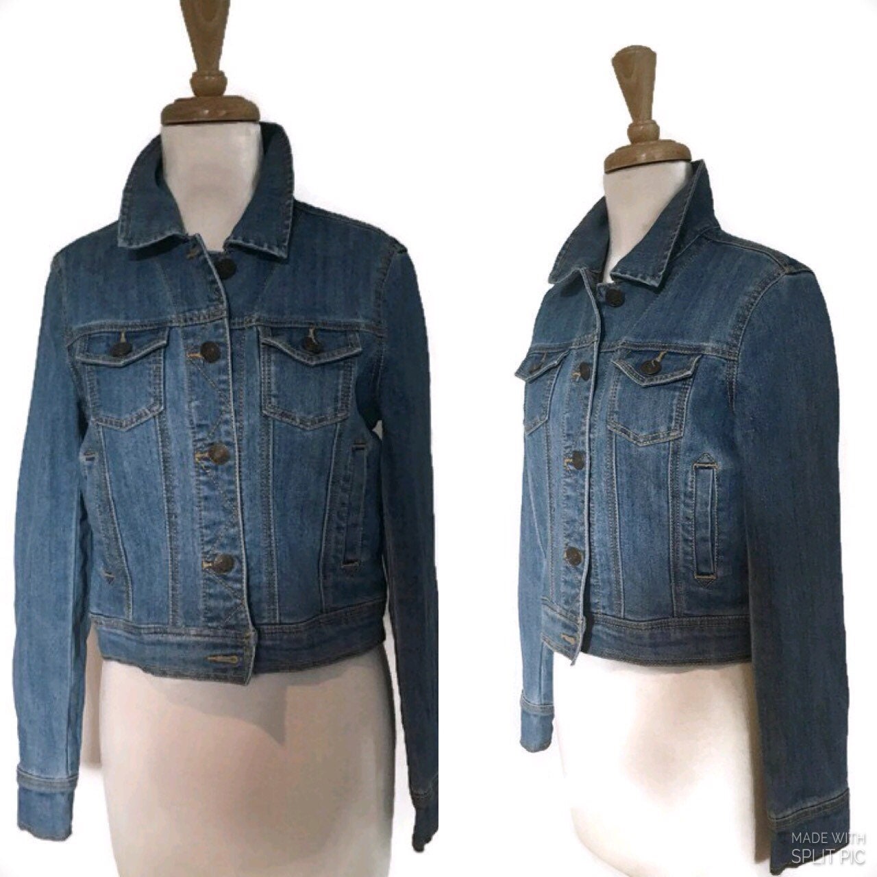Cropped Denim Jacket Jeans Jacket 