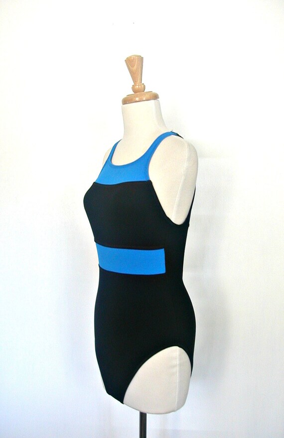 Vintage One Piece Swimsuit - women's swimwear - h… - image 4