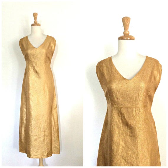 gold dress new years