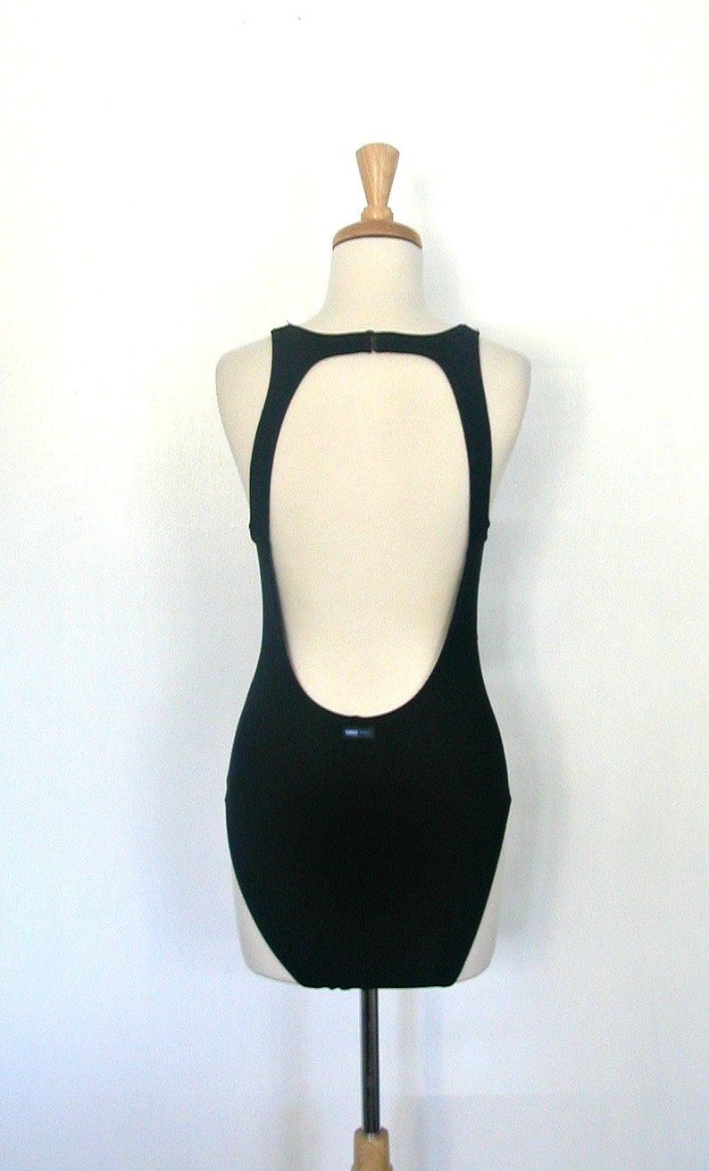 Vintage One Piece Swimsuit women's swimwear halter neckline maillot Jag