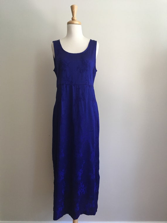 Vintage Purple Midi Dress - jumper dresses - tea … - image 2