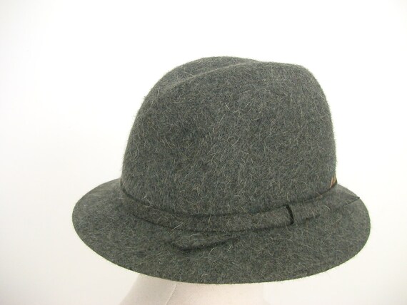 Vintage Fedora Hat - grey fedora - gray wool hat … - image 2