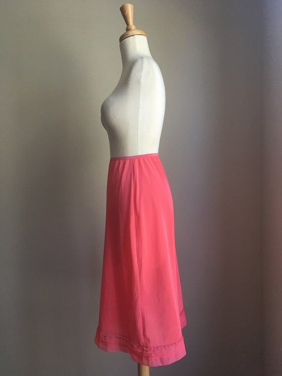 Vintage Pink Half Slip - short slip - Pinehurst L… - image 4