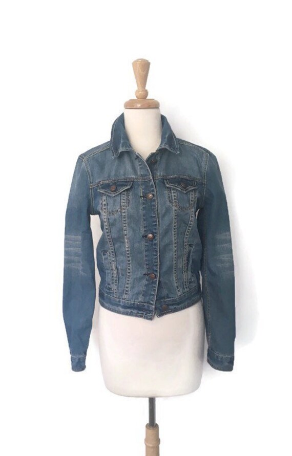 Vintage Denim Jacket Women's Jeans 