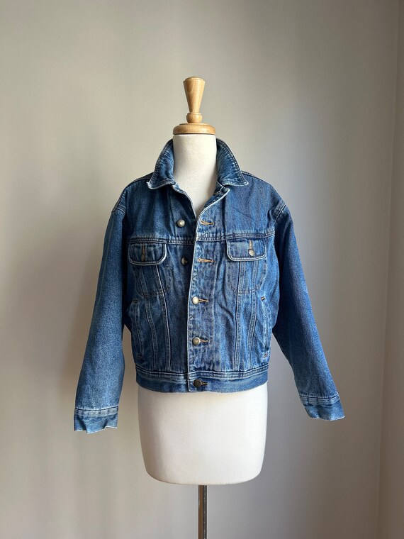 Vintage Wrangler Denim Jacket - cropped denim - je