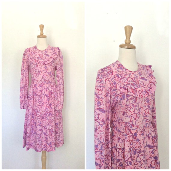 Vintage Lilly Pulitzer Dress - prairie dress - cot