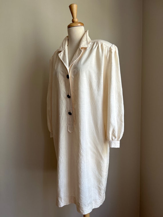 Vintage Lilli Ann 70s Shift Dress - shirtwaist - L - image 8