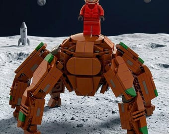 MOC Projected Hail Mary Rocky Building Blocks Model Project Hails Mary Movie, Rocky Figure, Projected Hail Mary Figure, Rocky Alien Figures