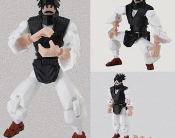 3D Jujutsu Kaisen Choso Figure Lucky13 Anime Collectible Toy Titan13 Multi-Jointed Poseable T13, Jujutsu Kaisen Figure, JJK Figure