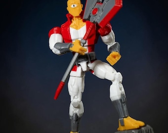 3D Printed Invincible Allen The Alien Action Figures Anime Model Lucky Dummi 13 Superheroes Multi-Jointed Toy, Allen The Alien Toy