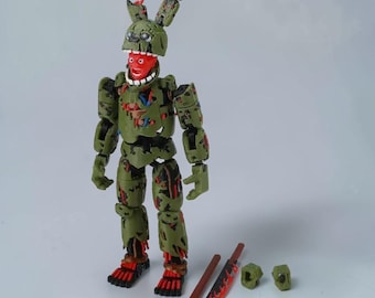 3D Printed FNAF Freddy Fazbear's Pizza Springtrap Toys Action Figures Anime Model Lucky13 Dummy13 Titan13 Ornaments Gifts