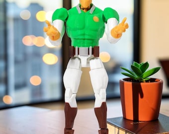 Super 3D Printed Allen the Alien Invincible Boy Coalition of Planets Allen Dummy13 T13 Multi-Jointed Action Figure, Invincible Figures